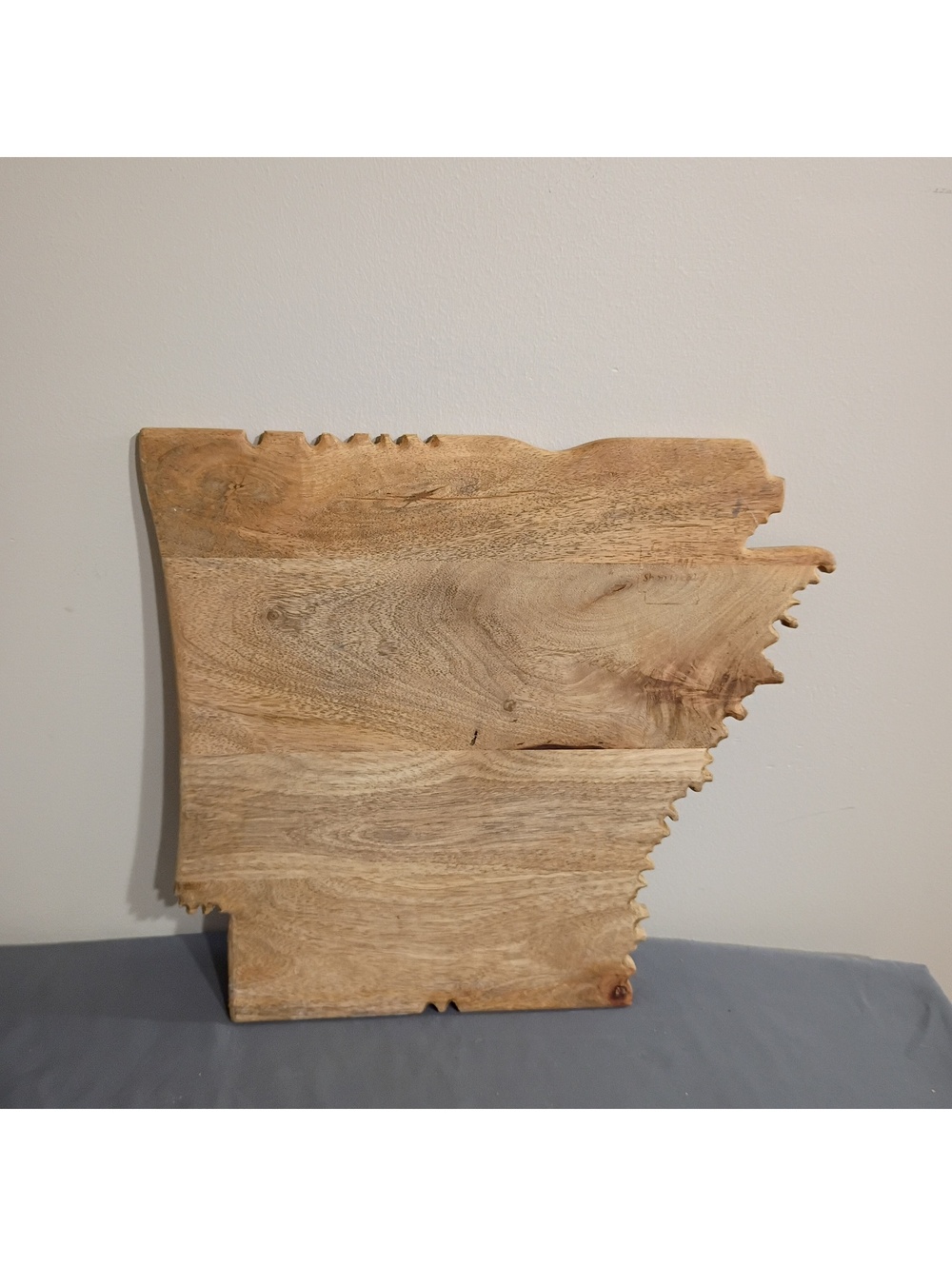 Handcrafted Wooden Cutting Board in Arkansas State Shape